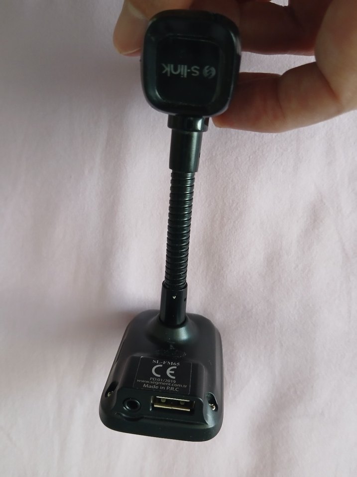 S-Link Siyah 2.1A Çift USB Araç Şarj Cihazı, müzik çalar — görsel 4/11