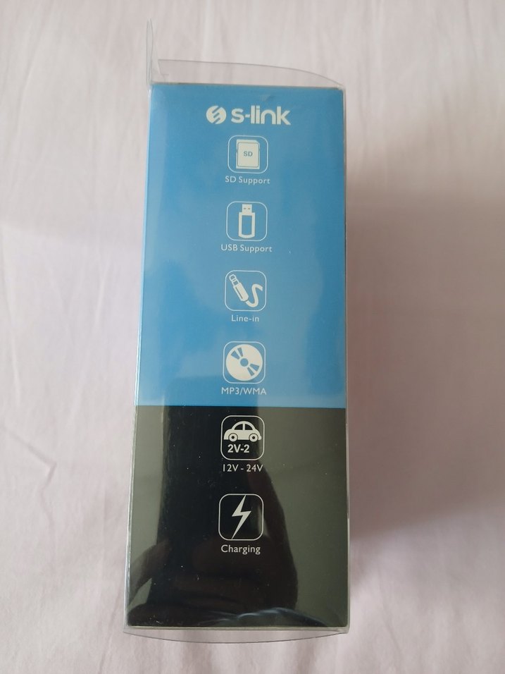S-Link Siyah 2.1A Çift USB Araç Şarj Cihazı, müzik çalar — görsel 9/11