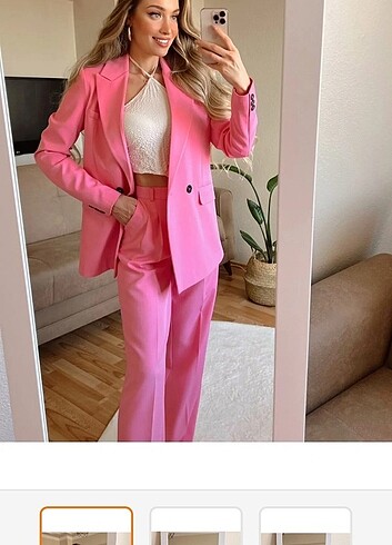 Pembe blazer ceket 