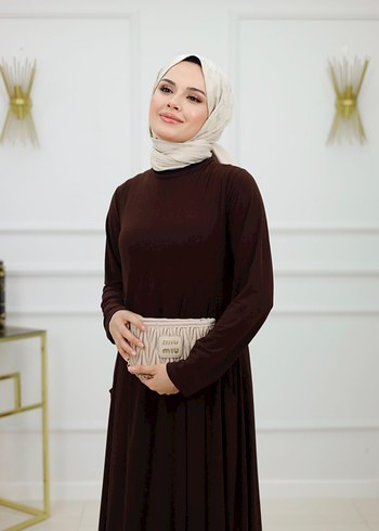 50 Beden Robalı Uzun Elbise
