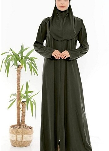 Fermuarlı Namaz Elbisesi 