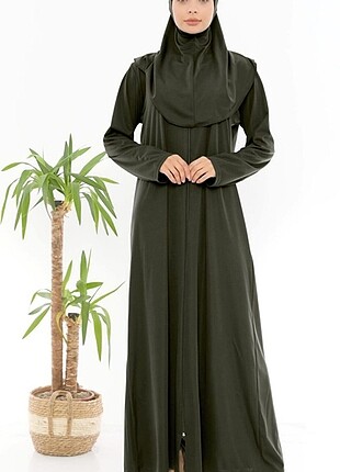 Fermuarlı Namaz Elbisesi 