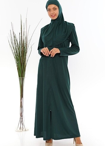 Fermuarlı Namaz Elbisesi