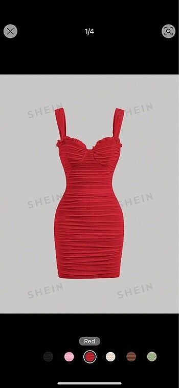 Shein gece elbisesi