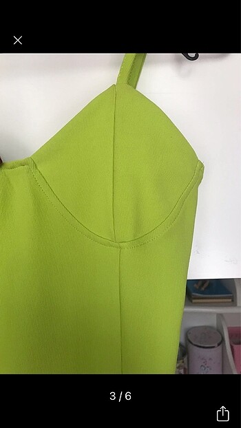 xs Beden Yeşil koton elbise