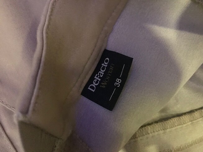 38 Beden camel Renk Kumaş pantalon