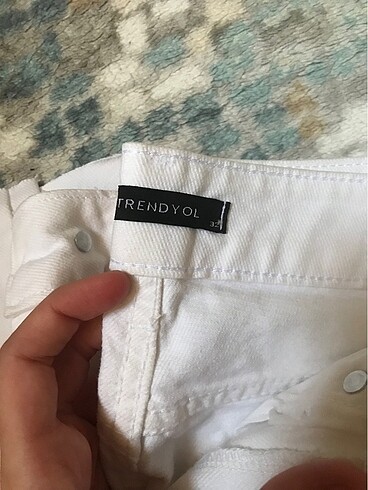 32 Beden Trendyolmilla beyaz kot