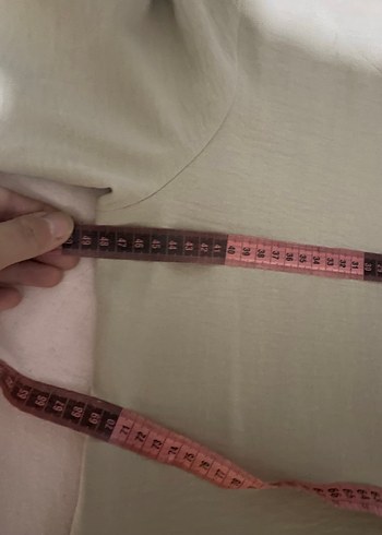 Bej Uzun Kollu Keten Tunik - Görsel 3