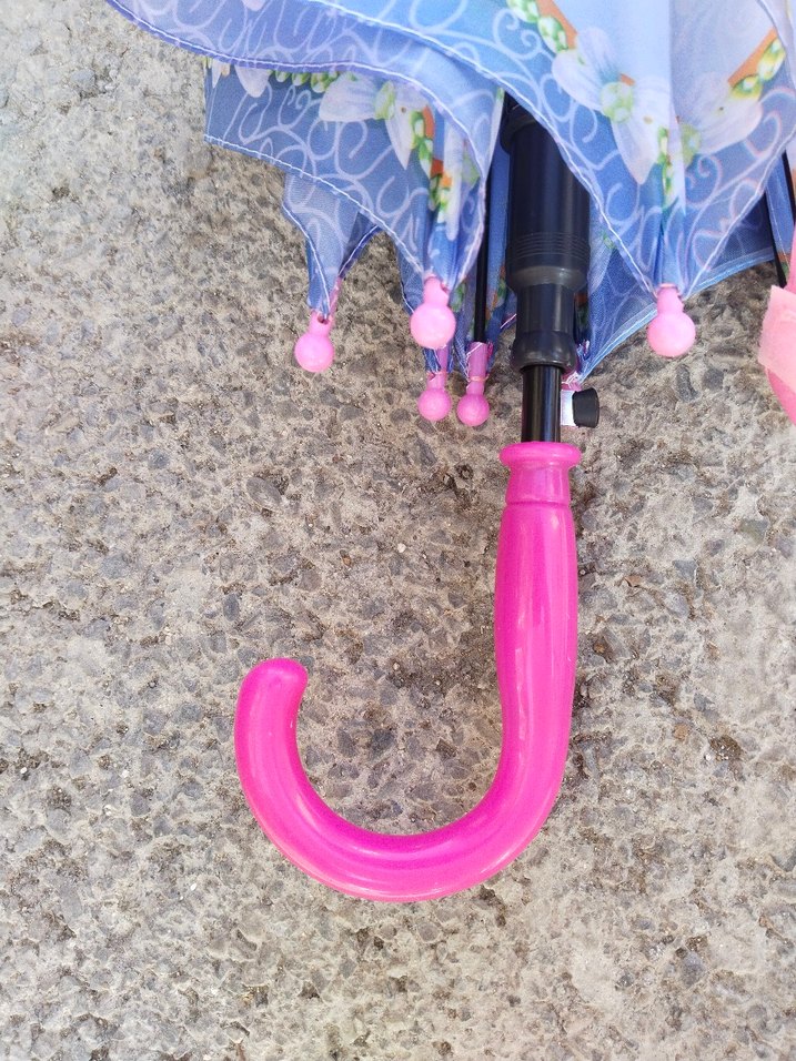 Pembe Fırfırlı Bohem Kadın Şemsiye - Görsel 4