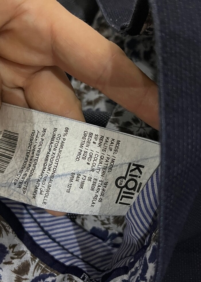 Kığılı Etiketli Lacivert Pantolon — görsel 2/7