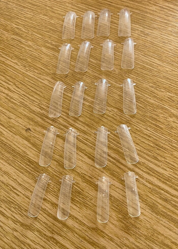 Tırnak jel tips şablon - Görsel 2