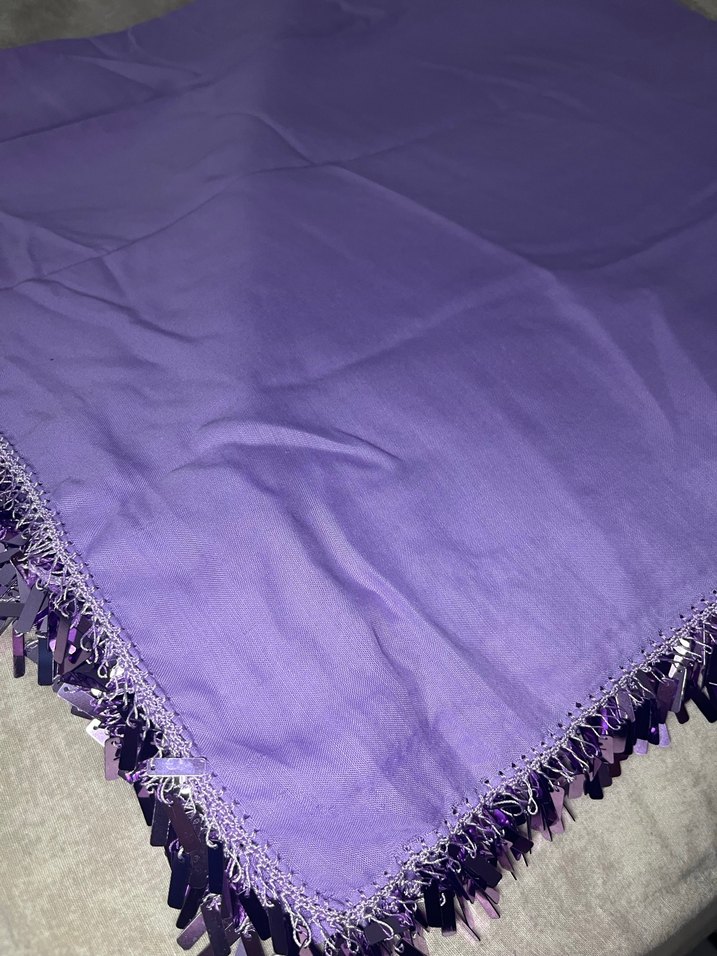 Mor Püsküllü Kadın yazma - Görsel 2