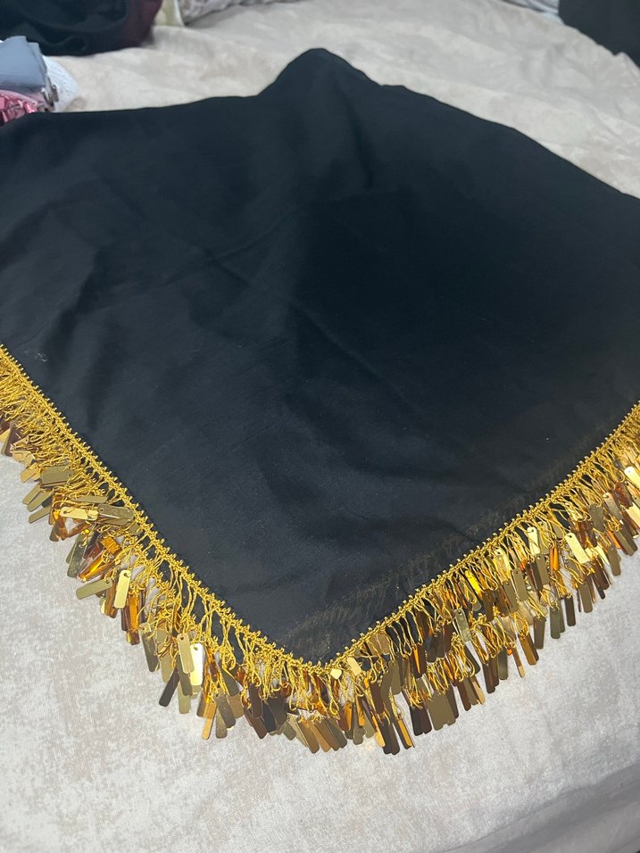 Sarı Püsküllü Kadın Fular - Görsel 2