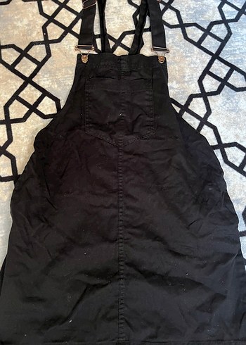 Diğer Kızlar için Siyah Gotik Halter Yaka Elbise