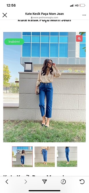 Pelin şenoğlu Kesil paça mom jean