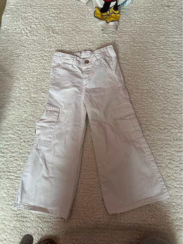 4 Yaş Beden beyaz Renk Pantolon