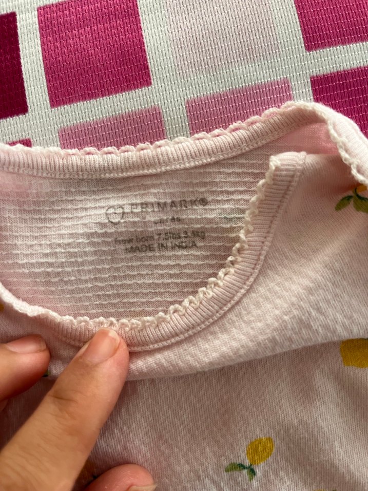 Sarı Nakışlı Askısız Bebek Body Düğmeli - Görsel 2