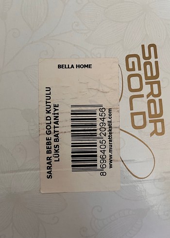 Sarar Gold Bebek Battaniyesi - Görsel 2