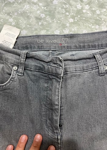 Gri Kadın Denim Jean Pantolon - Görsel 2