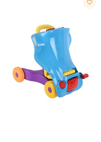 Renkli Mavi Bebek Yürüteci - Görsel 2