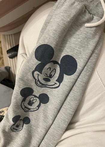 Gri Mickey Baskılı Erkek Çocuk Eşofman takımı - Görsel 2