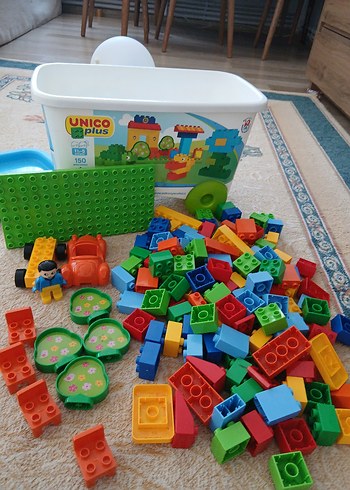 Fisher Price Renkli Yeşil Lego Seti UNICO Plus