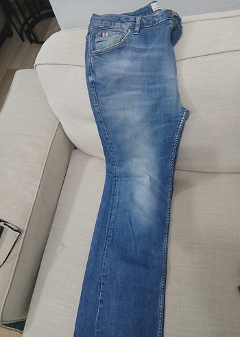 Gri Mavi Erkek Denim Pantolon - Görsel 2