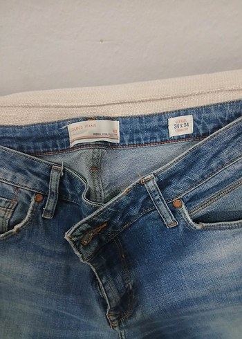 Gri Mavi Erkek Denim Pantolon - Görsel 5