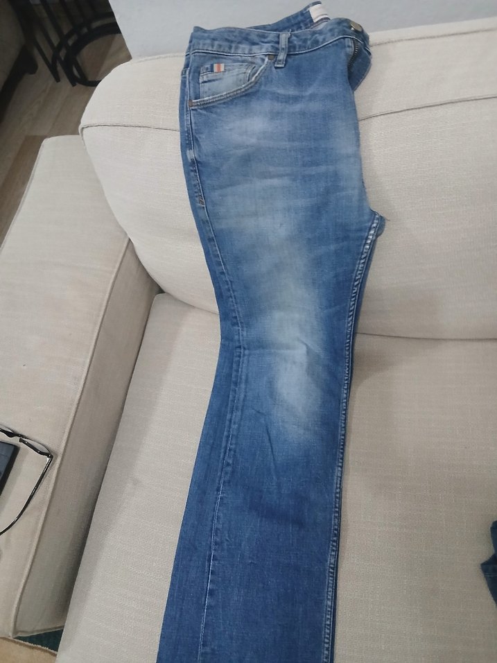 Gri Mavi Erkek Denim Pantolon - Görsel 2