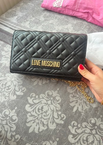 Love Moschino Love Moschino Siyah Deri Kadın çanta