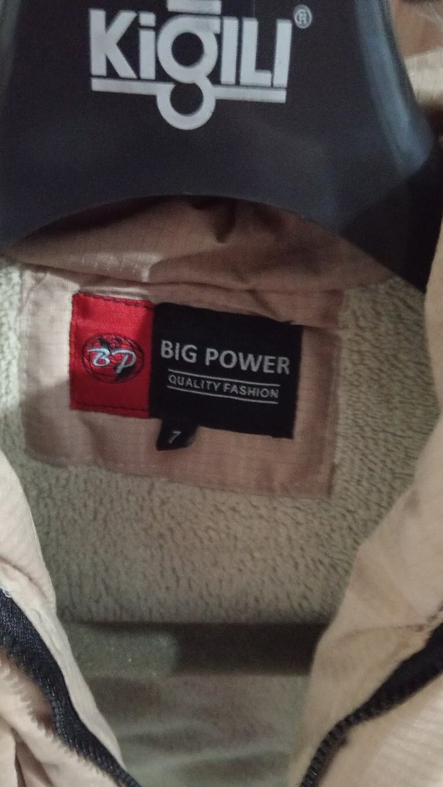 Çocuk Bej Kürklü Kısa Kışlık Mont - Görsel 4