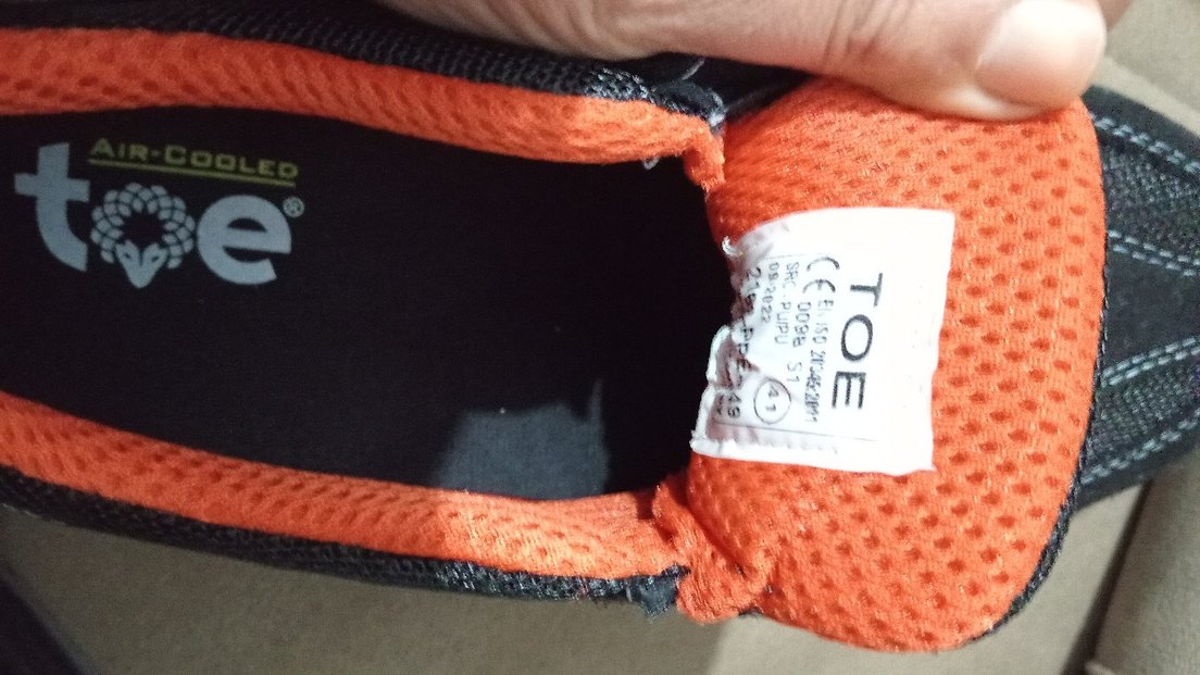 Siyah Erkek iş Ayakkabı Velcro Bantlı 41 numara - Görsel 3