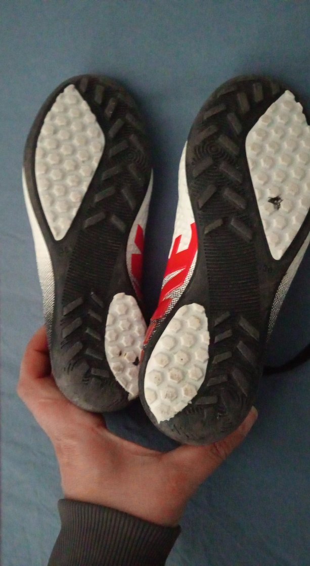 Beyaz Erkek Çocuk Spor Ayakkabı Velcro - Görsel 3