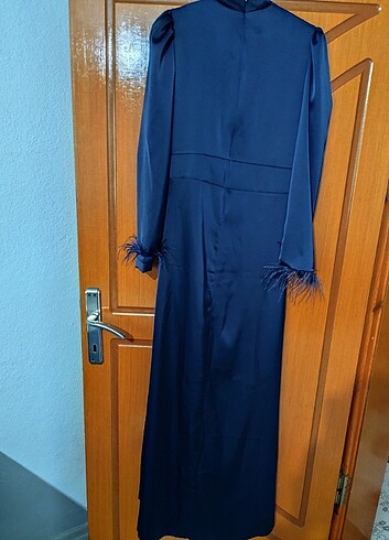 40 Beden lacivert Renk Tesettür abiye