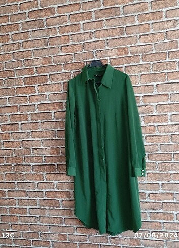 46 Beden yeşil Renk Tunik
