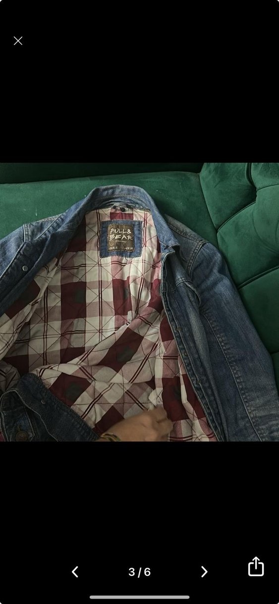 Düğmeli Mavi Denim Kadın Ceket - Görsel 3