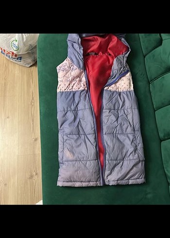 Erkek Çocuk Kapüşonlu Fermuarlı Yelek - Görsel 4