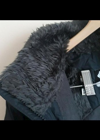 Gri kadın Fermuarlı Yüksek Yakalı Mont - Görsel 6