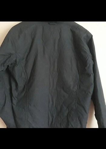 Gri kadın Fermuarlı Yüksek Yakalı Mont - Görsel 3