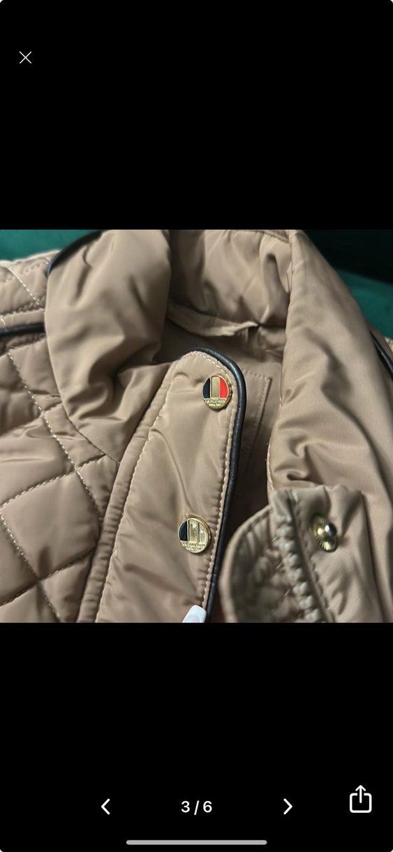 Düğmeli Gri Kadın Mont - Görsel 3