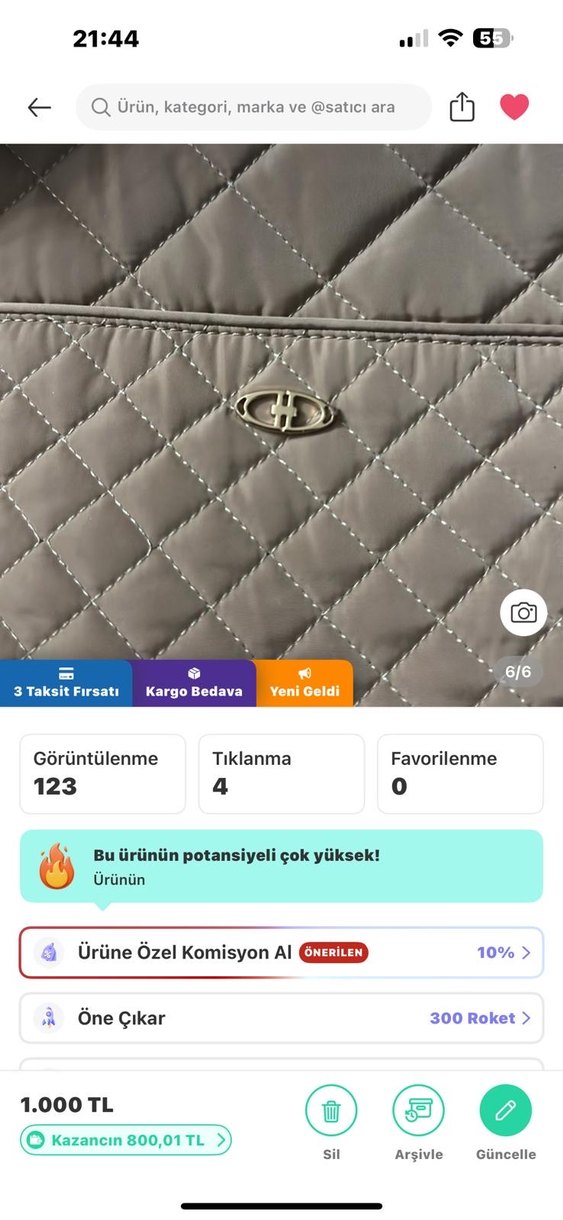 Düğmeli Gri Kadın Mont - Görsel 2