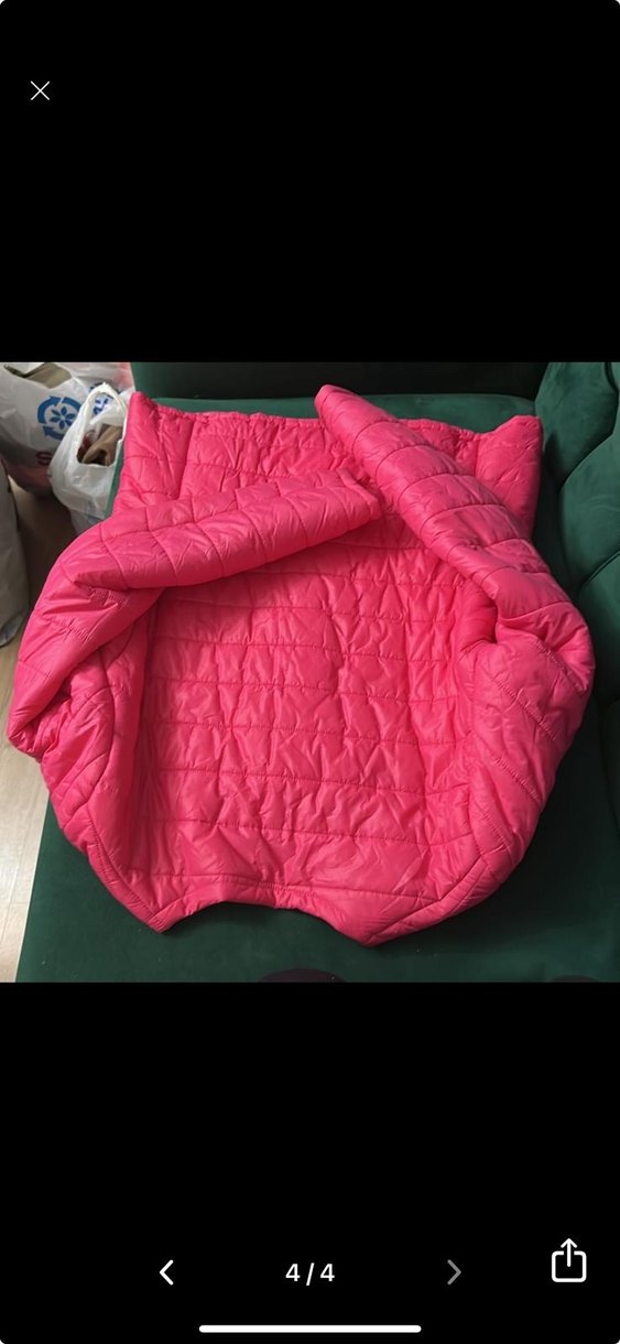 Düğmeli Pembe Kadın Mini Ceket - Görsel 2