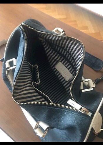 Klasik Siyah Deri Kadın Çanta - Görsel 3