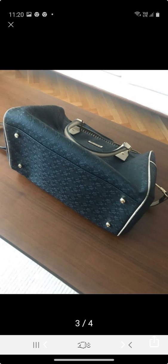 Klasik Siyah Deri Kadın Çanta - Görsel 2