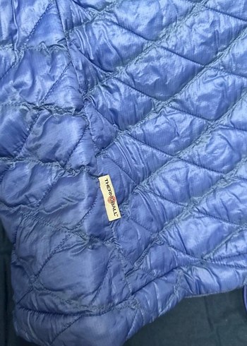 Mavi Fermuarlı Kadın Mont - Görsel 5