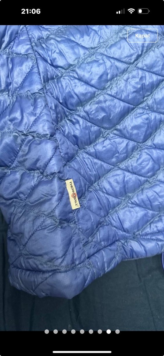 Mavi Fermuarlı Kadın Mont - Görsel 5