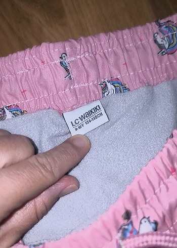 9 Yaş Beden Pembe Kız Çocuk Kar pantolonu