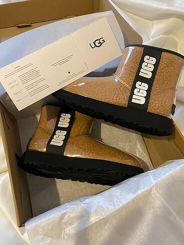 37 Beden kahverengi Renk Ugg bot waterproof