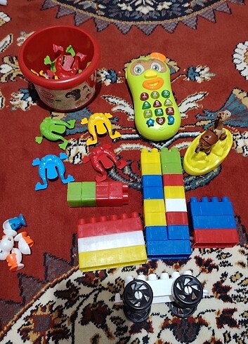 Küçük eğitici oyuncak +2 adet minik çanta