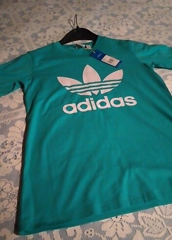 s Beden turkuaz Renk Adidas tshirt orjinal